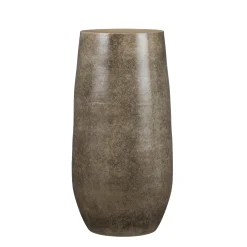 Oliver vaas rond bruin - h50xd26cm