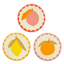 Onderzetter fruit - h0,5xd9,5cm