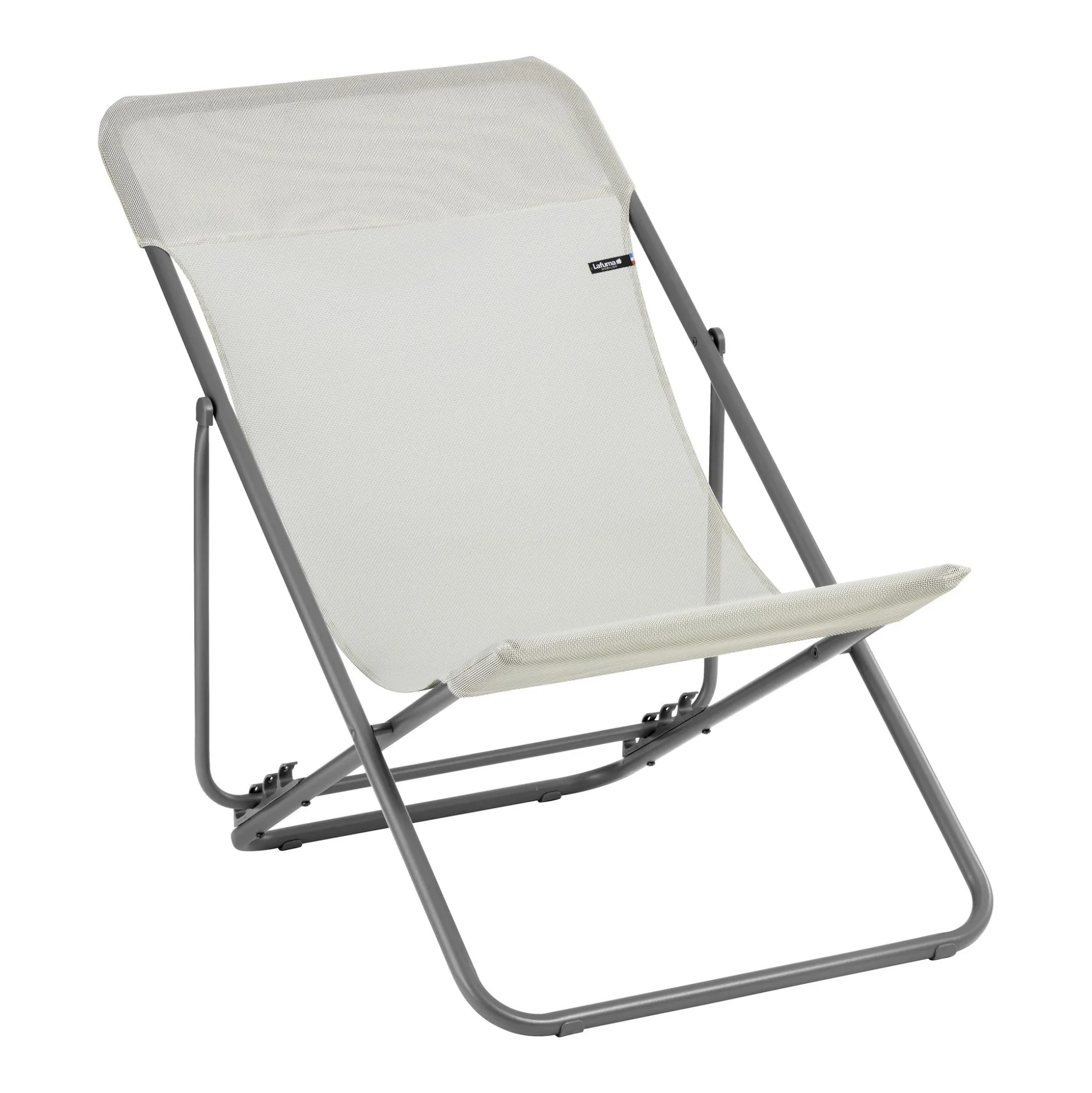 Opvouwbaar ligbed met meerdere standen seigle beige