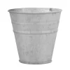 Oud zink bloempot 12 cm