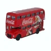 Oxford christmas bus coca-cola 1:76 rood