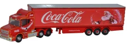 Oxford christmas truck coca-cola 1:148 rood