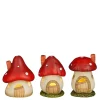 Paddestoel huis - l9,5xb7,5xh11,5
