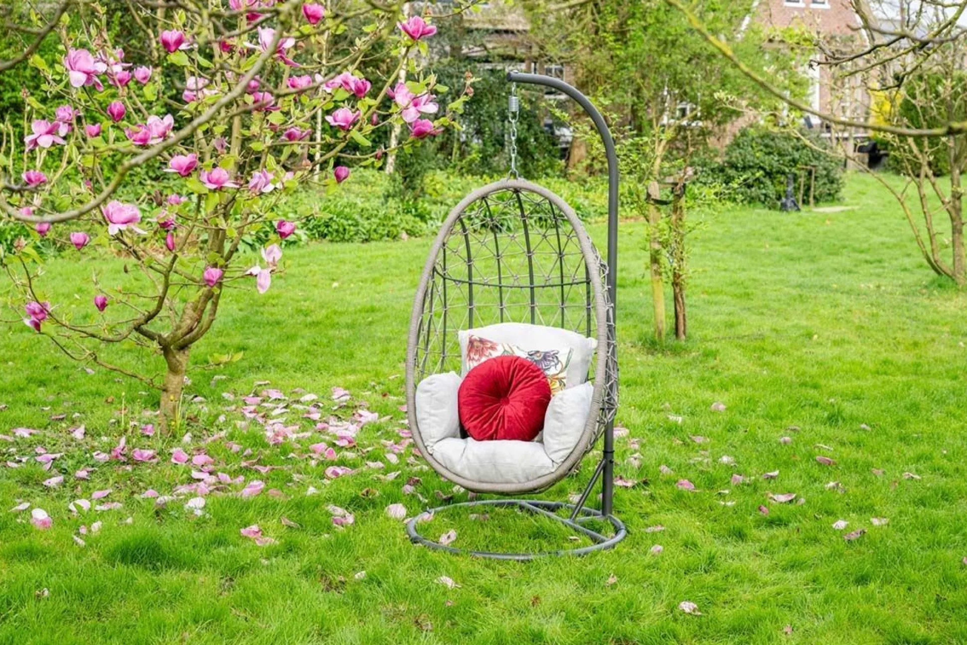 Panama hangstoel taupe/zand