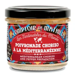 Paprika chorizo op mediterrane wijze