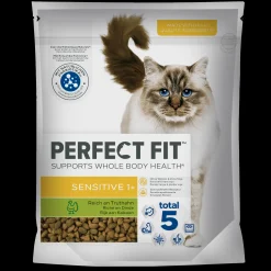 Perfect fit cat dry sensitive turkey 750g