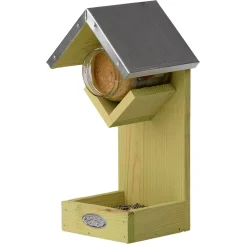 Pindakaashuisje met voedertafel