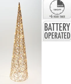 Piramide 80cm met led