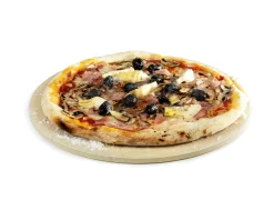 Pizzasteen uit vuurvaste klei Ø36cm