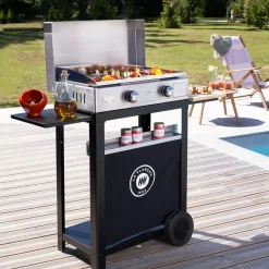 Plancha gas RVS duo Edition 260 gas