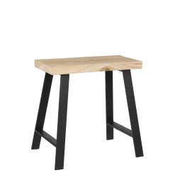 Plano kruk l.bruin - l46xb32xh46cm