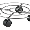 Plantentolley chrome rond d30cm