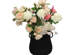 Planter ijzer zwart 32x32x26.5cm