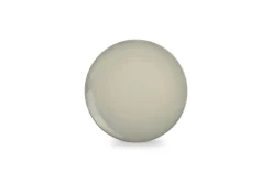 Plat bord fosil 25cm ivoor