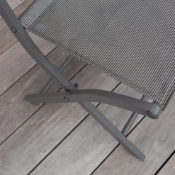 Plooistoel Modulo grijs antraciet