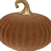 Pompoen in glas roest 12cm