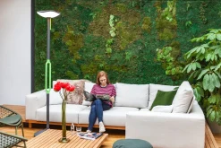 Poppy solar lamp grijs led 8w