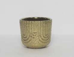 Pot plating gold 11x9cm