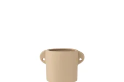 Pot renaissance keramiek beige (16.5x8.5x11.5cm)