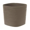 Pot Respect met reservoir 25x25h21 taupe