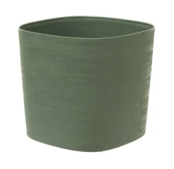 Pot Respect met reservoir30x30h27 groen-grijs