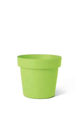 Pot rond happy 16 cm lime