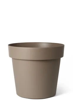 Pot rond happy met wielen 50h 41 taupe