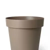 Pot rond happy met wielen 60h 51 taupe