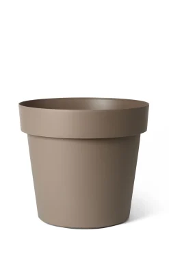 Pot rond happy met wielen 60h 51 taupe
