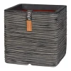 Pot vierkant rib 40x40x40 antr
