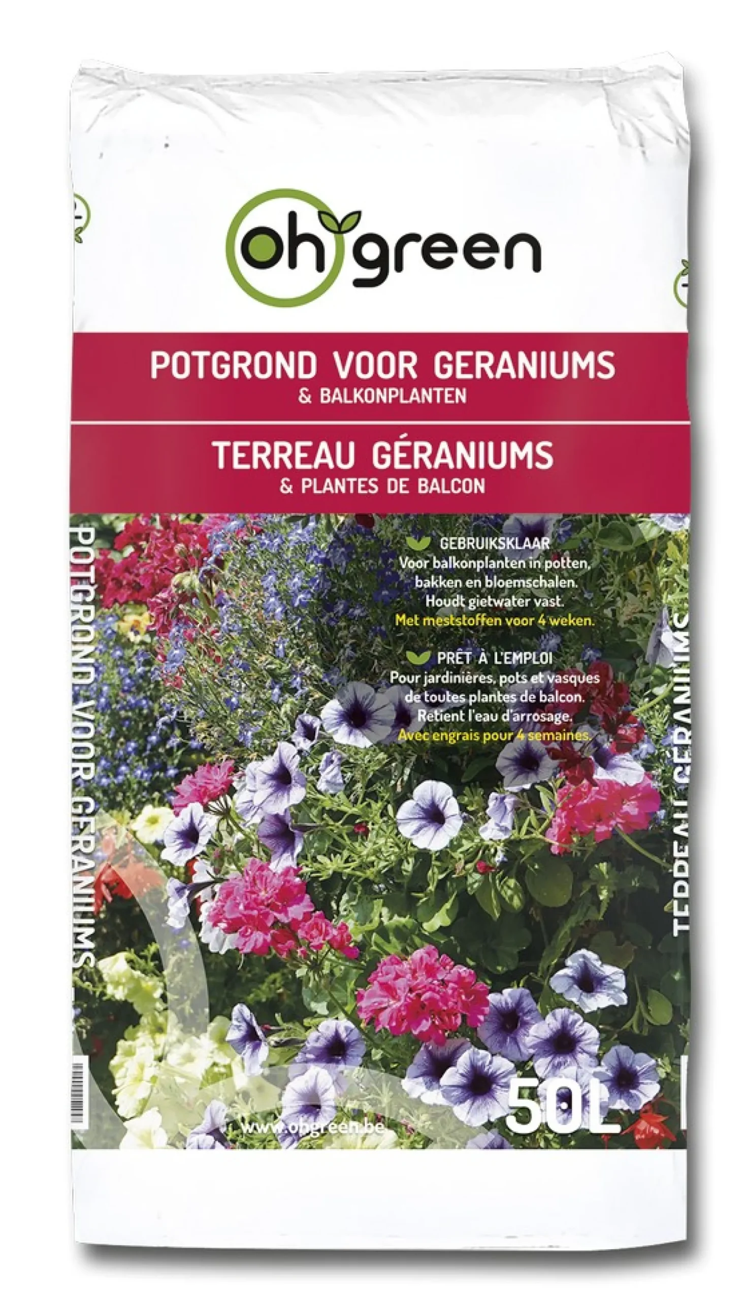 Potgrond voor geraniums 50 liter