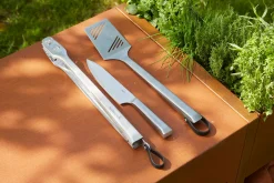Premium set van 3 stuks (spatel - tang - mes)