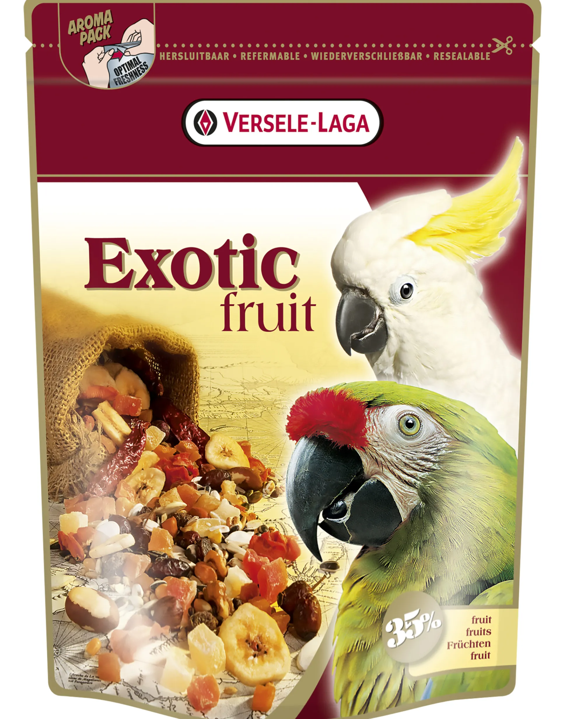 Prestige Premium Papegaaien Exotic Fruit Mix 600g