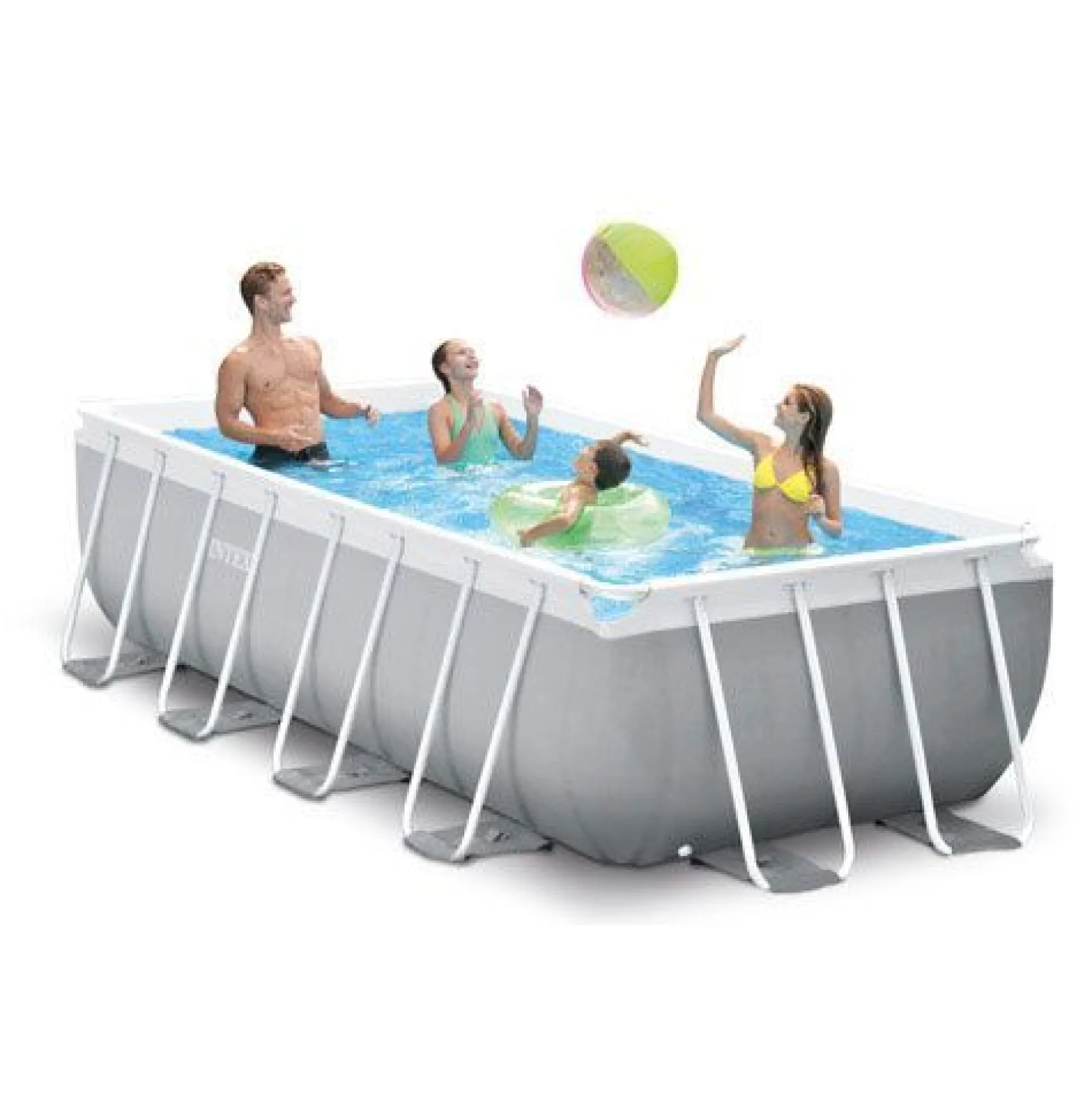 Prism rectangular frame pool set 400x200x100cm