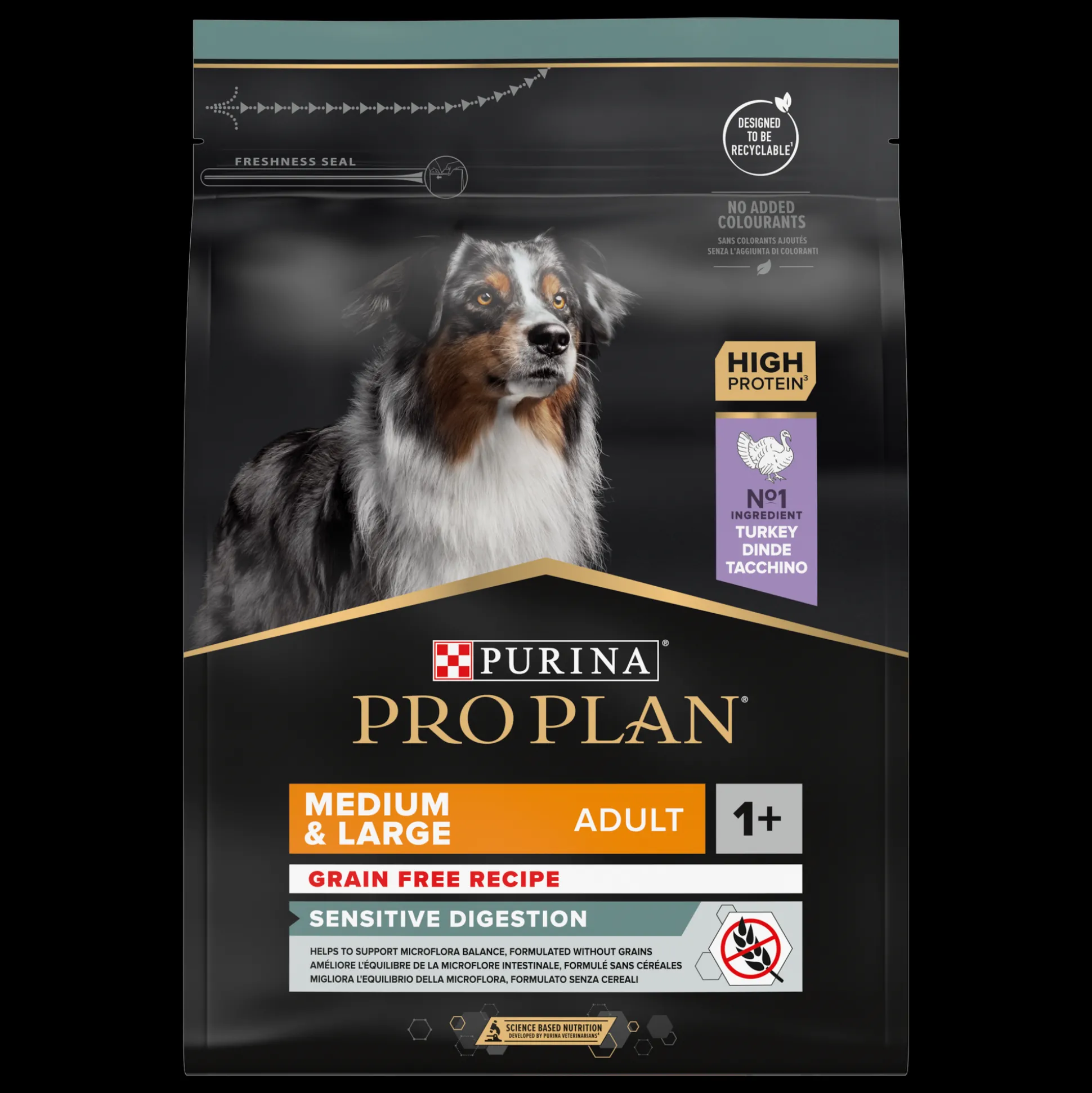 PRO PLAN Medium&Large Adult Sensitive Digest Kalkoen 2,5kg