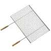 Professioneel rooster uit chroom en hout 58,5x40cm FSC 100%