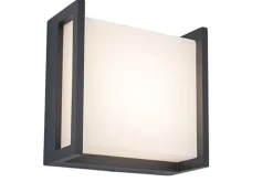 Qubo wandlamp donkergrijs led 9.5w