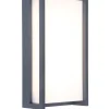Qubo wandlamp donkergrijs led 17.3w