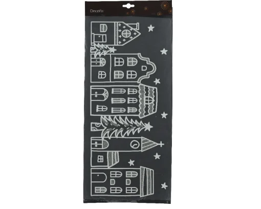 Raamdecoratie pet glitters