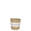 Rachel mand rond lila - h14xd14cm