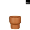 Riva pot rond terra - h14xd15cm