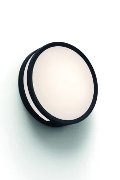 Rola wand / plafondlamp mat zwart led 13w