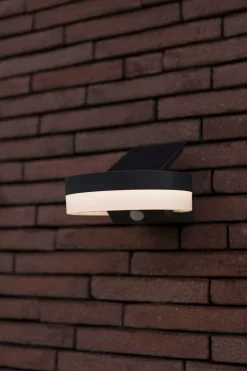 Runda solar wandlamp