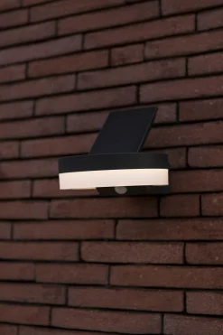 Runda solar wandlamp