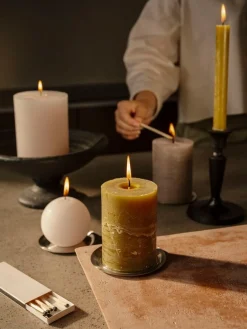 Rustieke pillarkaars