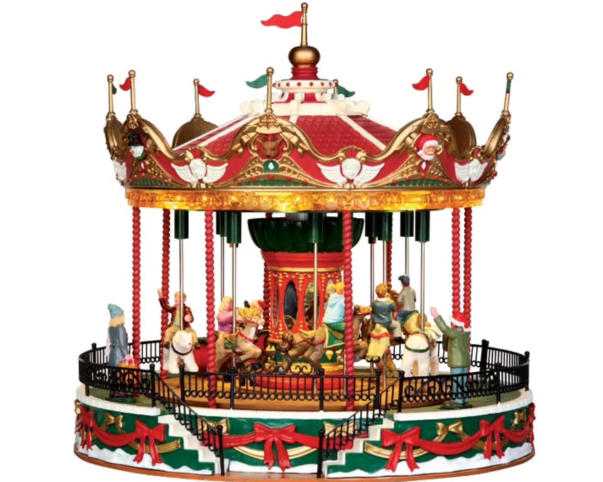 Santa carousel, with 4.5v adaptor