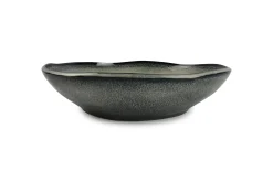 Serveerschaal 29,5xh6,5 blauw/groen capri