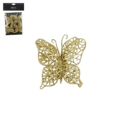 Set van 4 clips vlinder