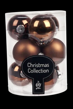 Set van 9 kerstballen