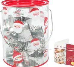 Set van 16 uitsteekvormpjes